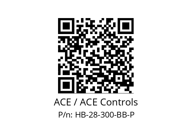   ACE / ACE Controls HB-28-300-BB-P