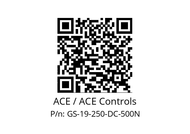   ACE / ACE Controls GS-19-250-DC-500N