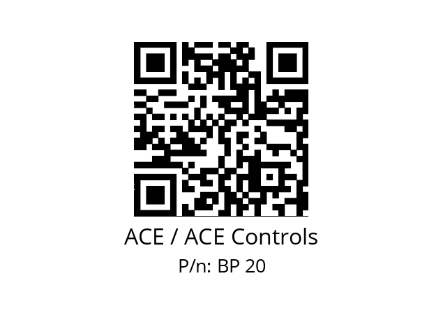   ACE / ACE Controls BP 20