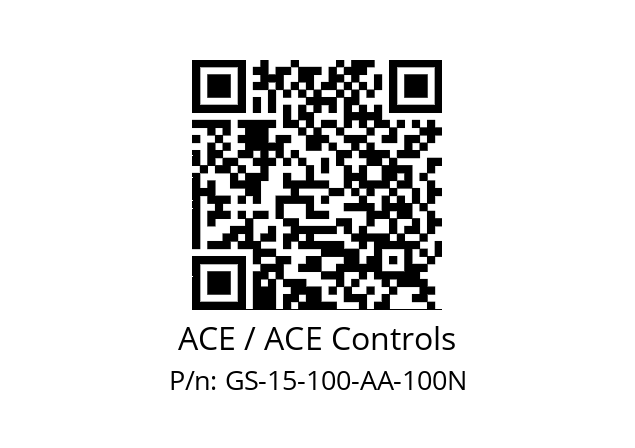   ACE / ACE Controls GS-15-100-AA-100N