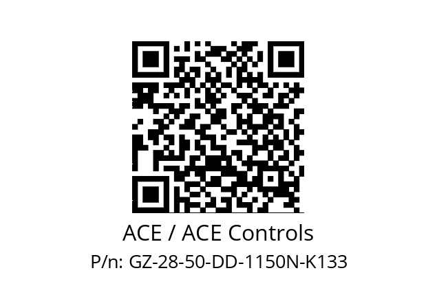   ACE / ACE Controls GZ-28-50-DD-1150N-K133