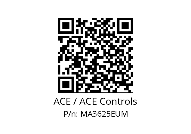   ACE / ACE Controls MA3625EUM