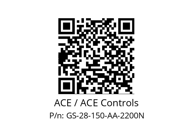   ACE / ACE Controls GS-28-150-AA-2200N