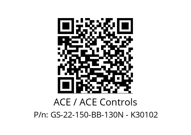   ACE / ACE Controls GS-22-150-BB-130N - K30102