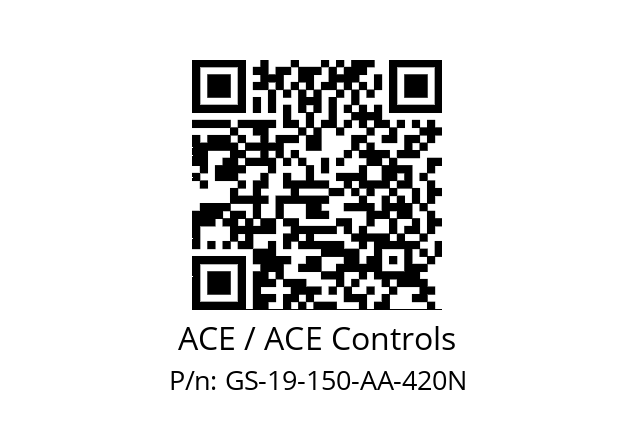   ACE / ACE Controls GS-19-150-AA-420N