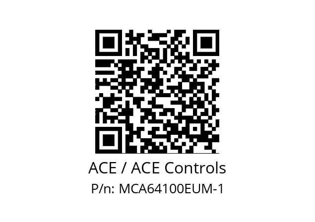   ACE / ACE Controls MCA64100EUM-1