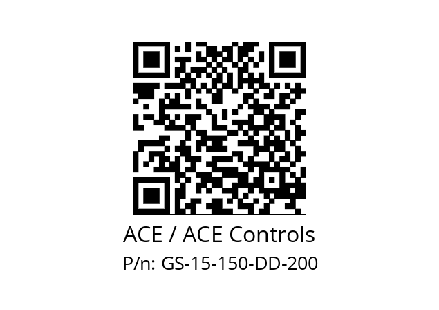   ACE / ACE Controls GS-15-150-DD-200