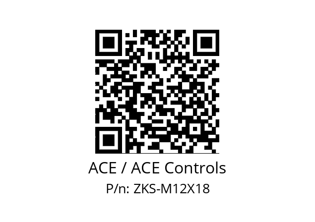   ACE / ACE Controls ZKS-M12X18