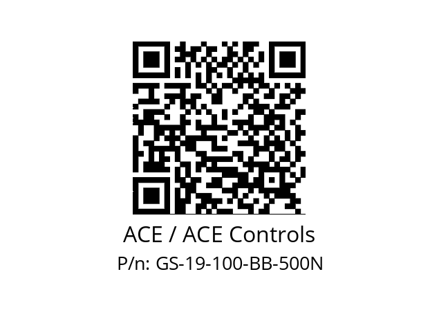   ACE / ACE Controls GS-19-100-BB-500N