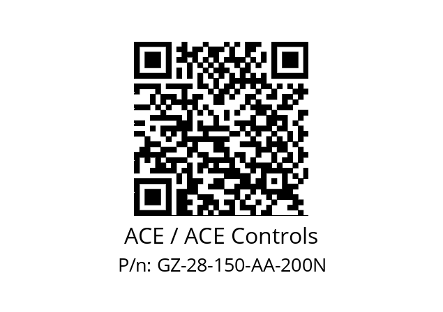   ACE / ACE Controls GZ-28-150-AA-200N