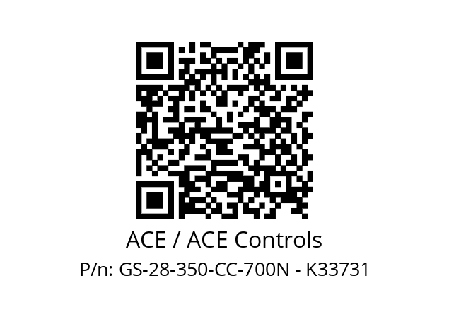   ACE / ACE Controls GS-28-350-CC-700N - K33731