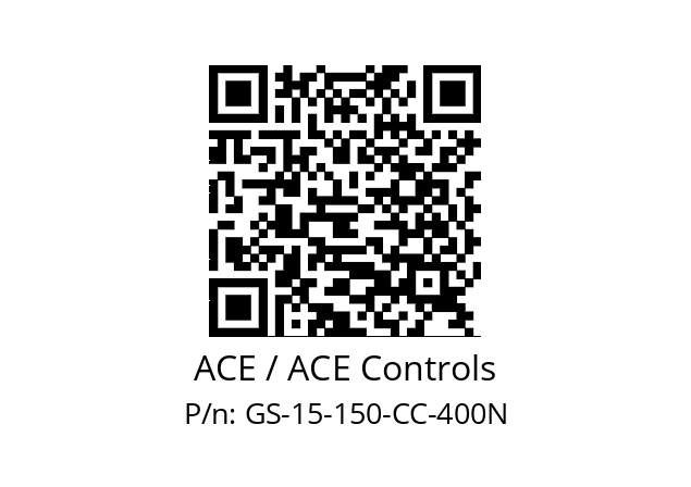   ACE / ACE Controls GS-15-150-CC-400N