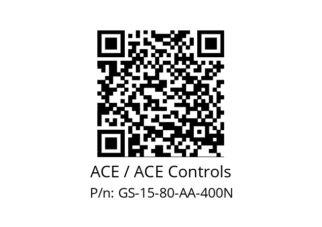   ACE / ACE Controls GS-15-80-AA-400N