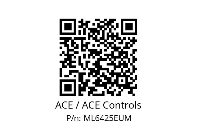   ACE / ACE Controls ML6425EUM