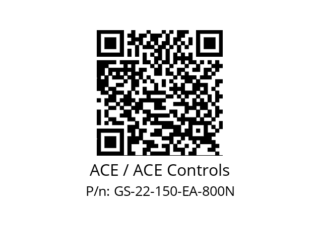   ACE / ACE Controls GS-22-150-EA-800N