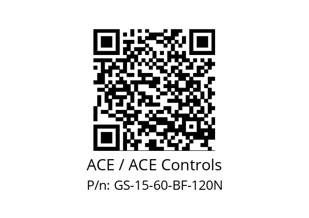   ACE / ACE Controls GS-15-60-BF-120N