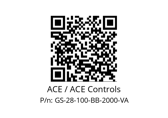   ACE / ACE Controls GS-28-100-BB-2000-VA