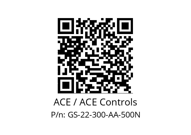   ACE / ACE Controls GS-22-300-AA-500N