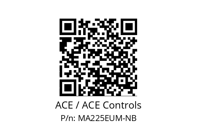   ACE / ACE Controls MA225EUM-NB