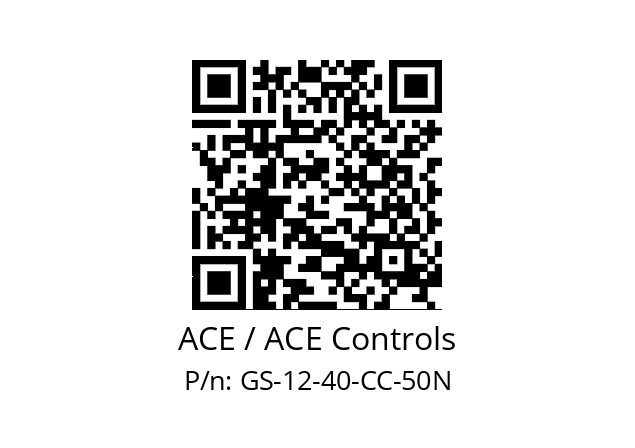   ACE / ACE Controls GS-12-40-CC-50N