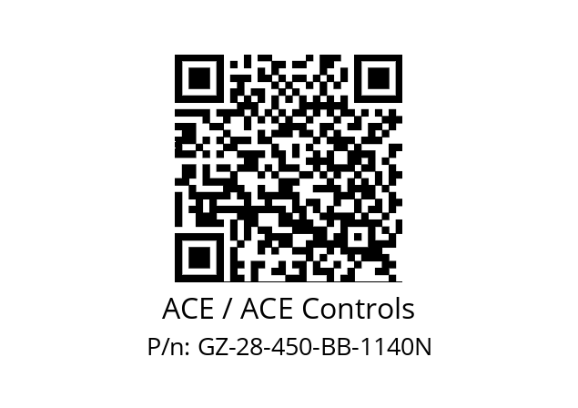   ACE / ACE Controls GZ-28-450-BB-1140N