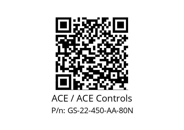   ACE / ACE Controls GS-22-450-AA-80N