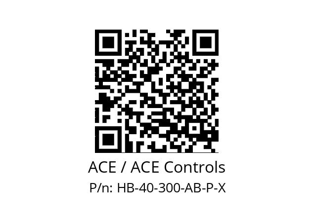   ACE / ACE Controls HB-40-300-AB-P-X