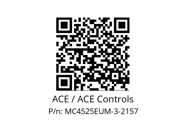   ACE / ACE Controls MC4525EUM-3-2157