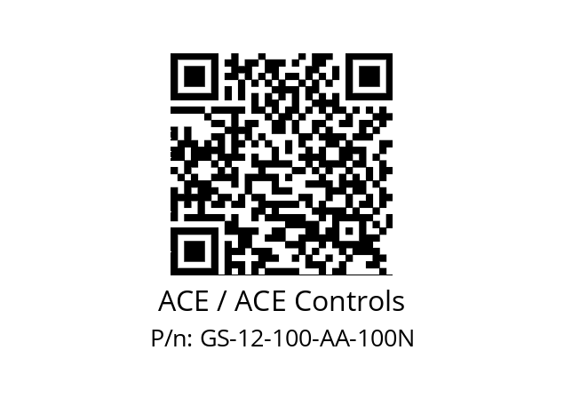   ACE / ACE Controls GS-12-100-AA-100N