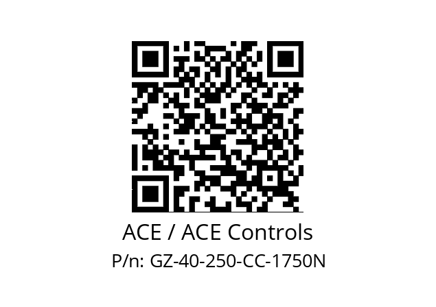   ACE / ACE Controls GZ-40-250-CC-1750N