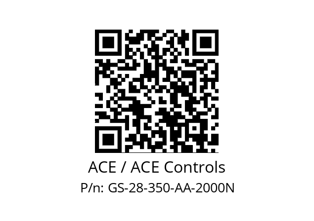   ACE / ACE Controls GS-28-350-AA-2000N