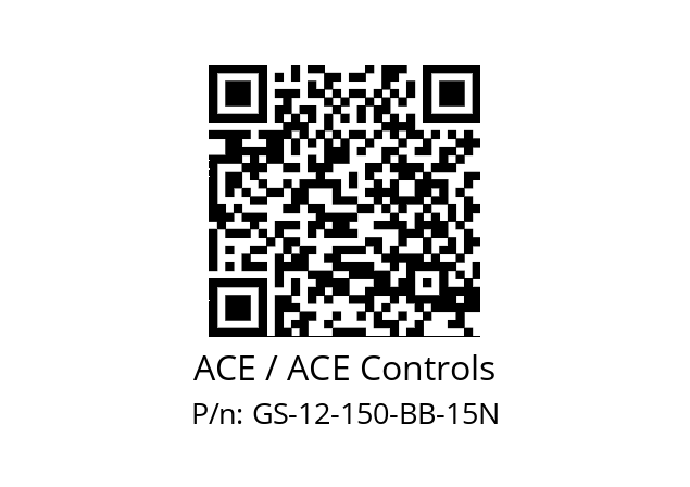   ACE / ACE Controls GS-12-150-BB-15N