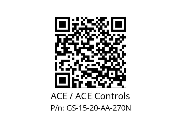   ACE / ACE Controls GS-15-20-AA-270N