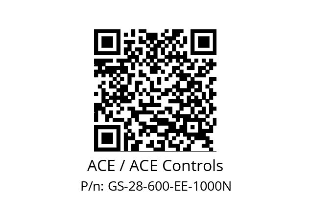   ACE / ACE Controls GS-28-600-EE-1000N