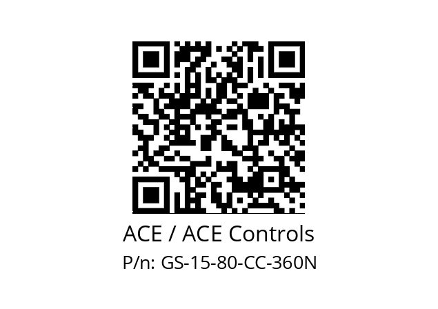   ACE / ACE Controls GS-15-80-CC-360N