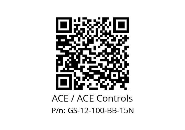   ACE / ACE Controls GS-12-100-BB-15N