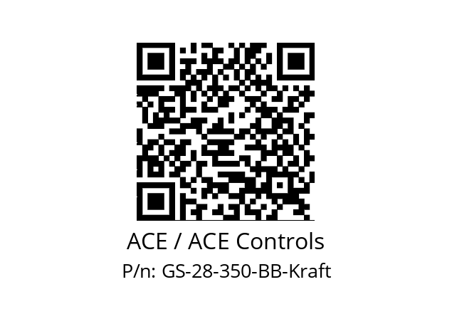   ACE / ACE Controls GS-28-350-BB-Kraft