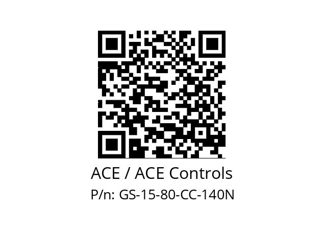   ACE / ACE Controls GS-15-80-CC-140N