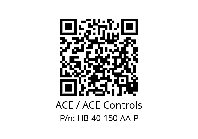   ACE / ACE Controls HB-40-150-AA-P