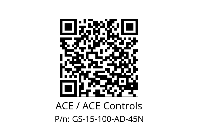   ACE / ACE Controls GS-15-100-AD-45N