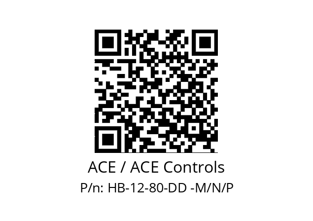   ACE / ACE Controls HB-12-80-DD -M/N/P