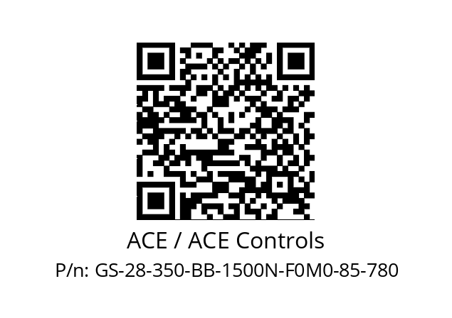   ACE / ACE Controls GS-28-350-BB-1500N-F0M0-85-780