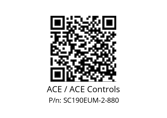   ACE / ACE Controls SC190EUM-2-880