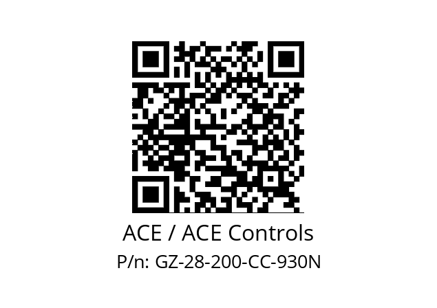   ACE / ACE Controls GZ-28-200-CC-930N