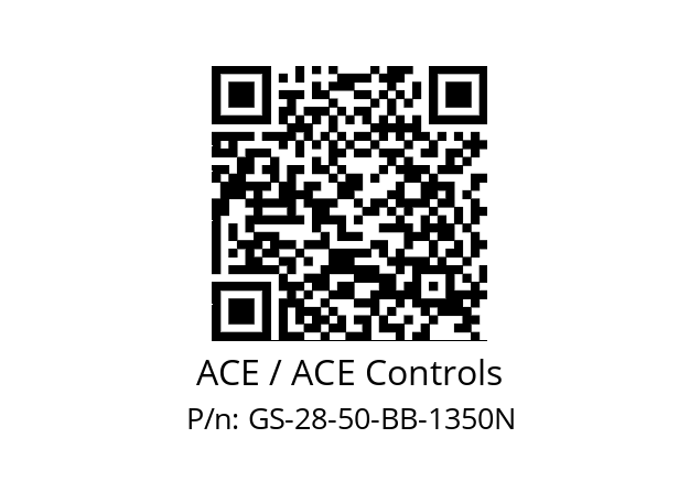  K32670 ACE / ACE Controls GS-28-50-BB-1350N