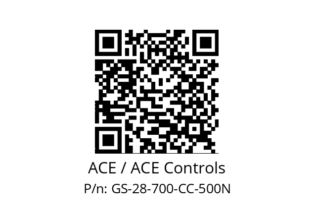   ACE / ACE Controls GS-28-700-CC-500N