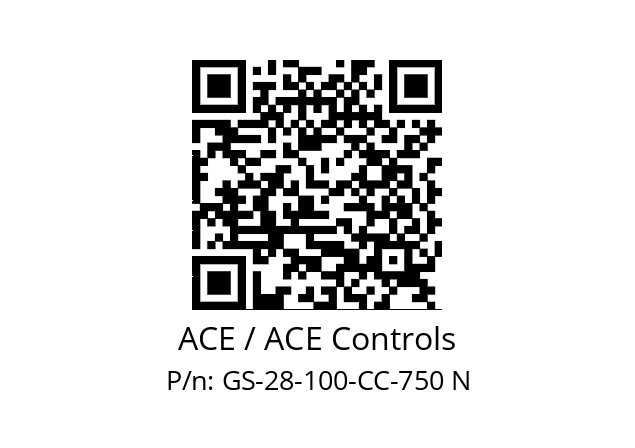   ACE / ACE Controls GS-28-100-CC-750 N