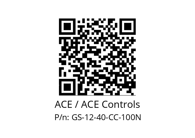   ACE / ACE Controls GS-12-40-CC-100N