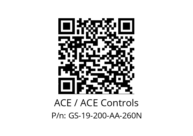   ACE / ACE Controls GS-19-200-AA-260N