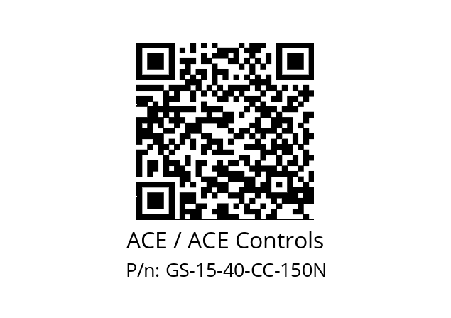   ACE / ACE Controls GS-15-40-CC-150N